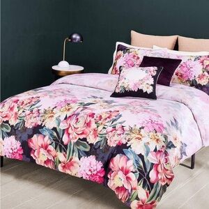 Ted Baker Pink and Green Duvet Cover Set